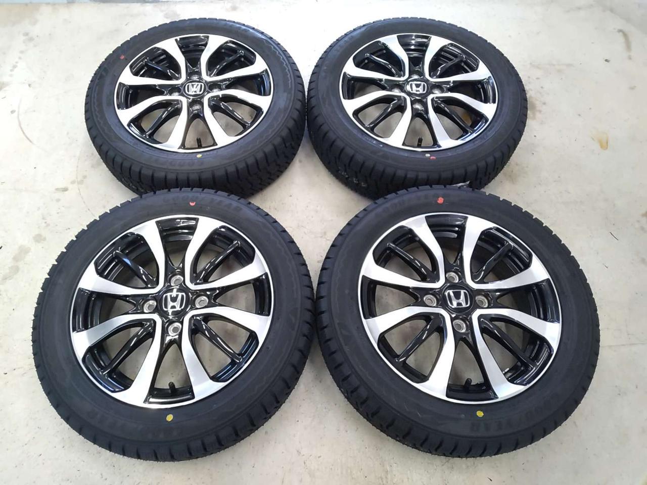 Used wheels and new tire set Honda genuine N-BOX Custom JF3/JF4 genuine wheels + GOODYEAR ICE NAVI8 165 / 55R15