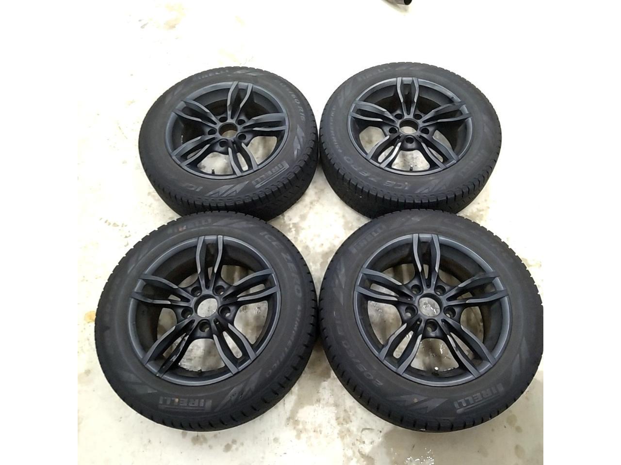 BMW F30 MAK Twin 5-spoke black + PIRELLI ICEZERO ASIMMETORICO