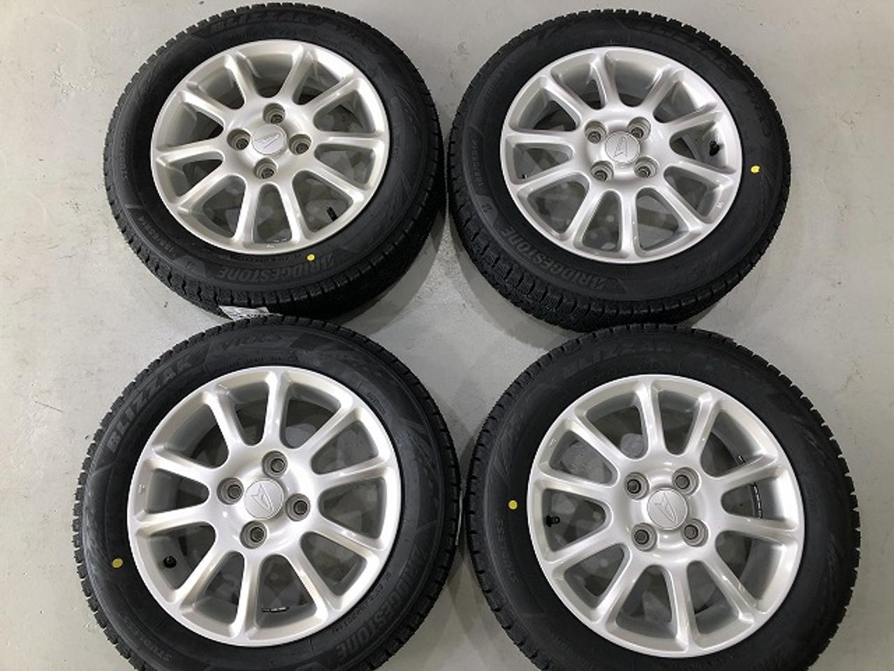 Daihatsu genuine Genuine + BRIDGESTONE BLIZZAK VRX3 155 / 65R14 4 pieces set