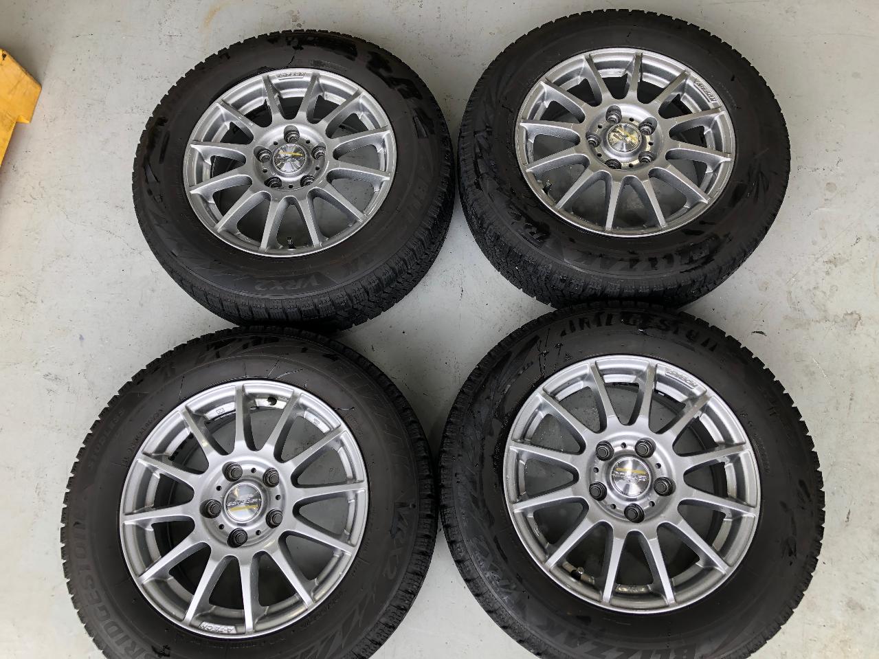 A-TECH SCHNEIDER undefined + BRIDGESTONE BLIZZAK VRX2 4 pieces set