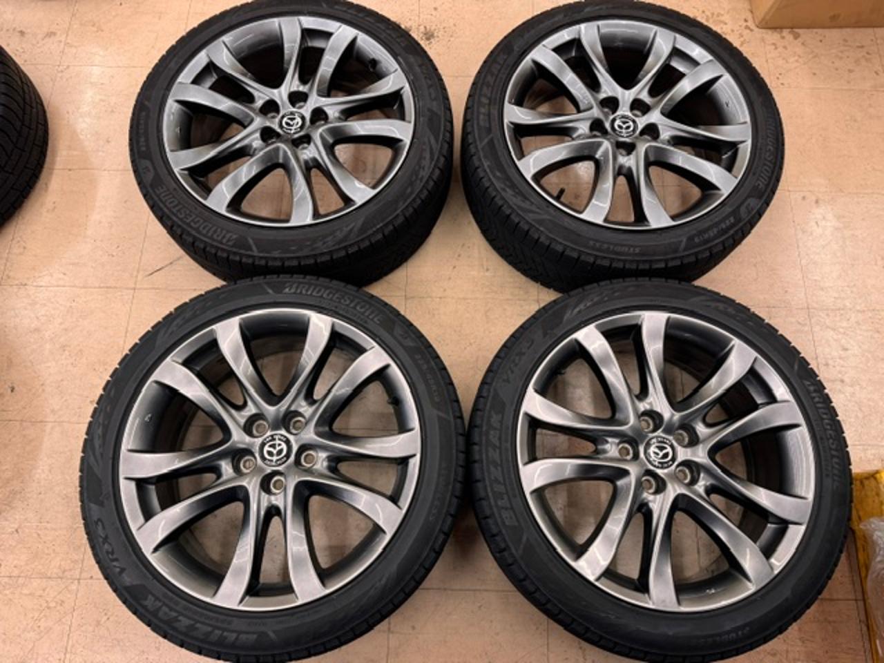 Mazda genuine Atenza / GJ system Alloy Wheels + BRIDGESTONE BLIZZAK VRX3