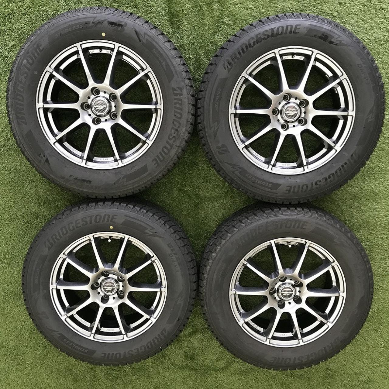 A-TECH SCHNEIDER StaG + BRIDGESTONE BLIZZAK DM-V3 Manufactured in 2023 4 pieces set