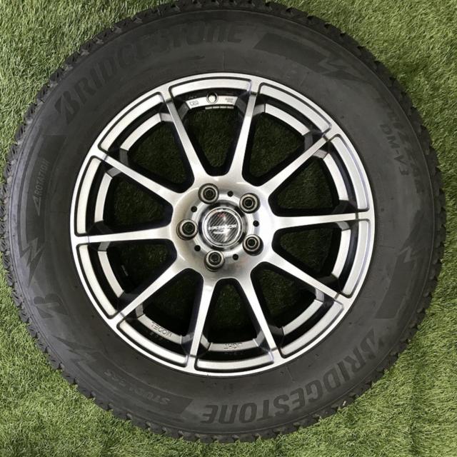 A-TECH(エーテック) SCHNEIDER(シュナイダー) StaG + BRIDGESTONE BLIZZAK DM-V3 2023年製造 4本セット