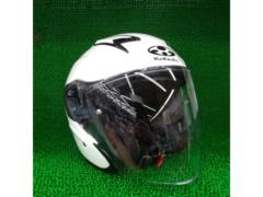 OGK Kabuto(カブト) EXCEED ジェットヘルメット Sサイズ ホワイト