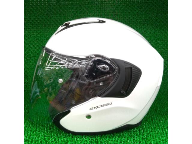 OGK Kabuto(カブト) EXCEED ジェットヘルメット Sサイズ ホワイト