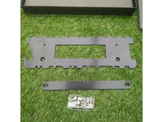 EVE DESIGN(イブデザイン) ABARTH500/695/595 Vertical Riser(ヴァーティカルライザー) ナンバーポジション補正キット [VRA1] 未使用