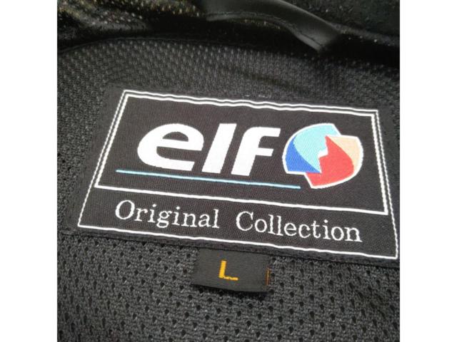 elf ライディングメッシュジャケット Lサイズ シルバー/イエロー