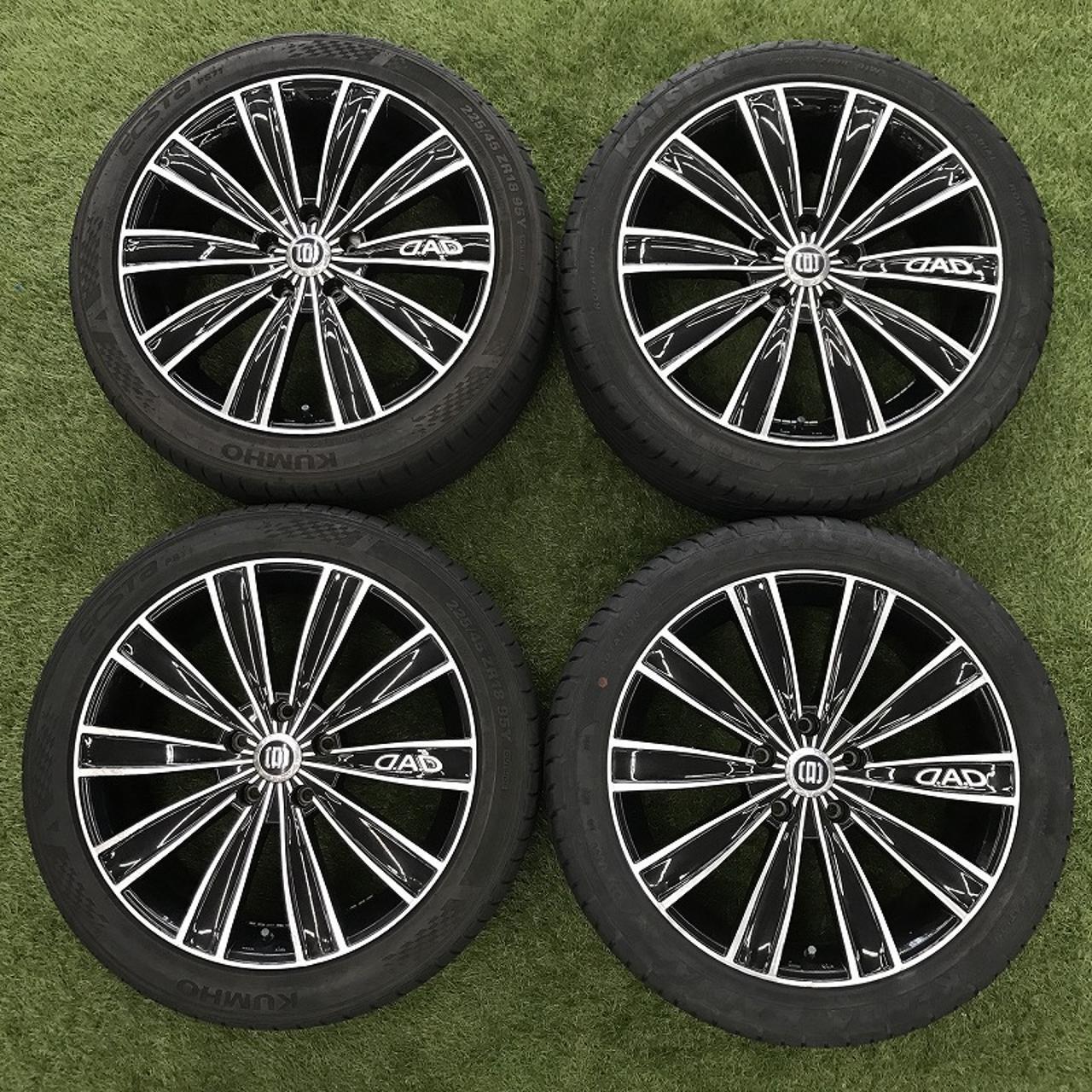Free try-on!! GARSON D.A.D GLAIVE + KUMHO ECSTA PS 71 225 / 45R18 Manufactured in 2024