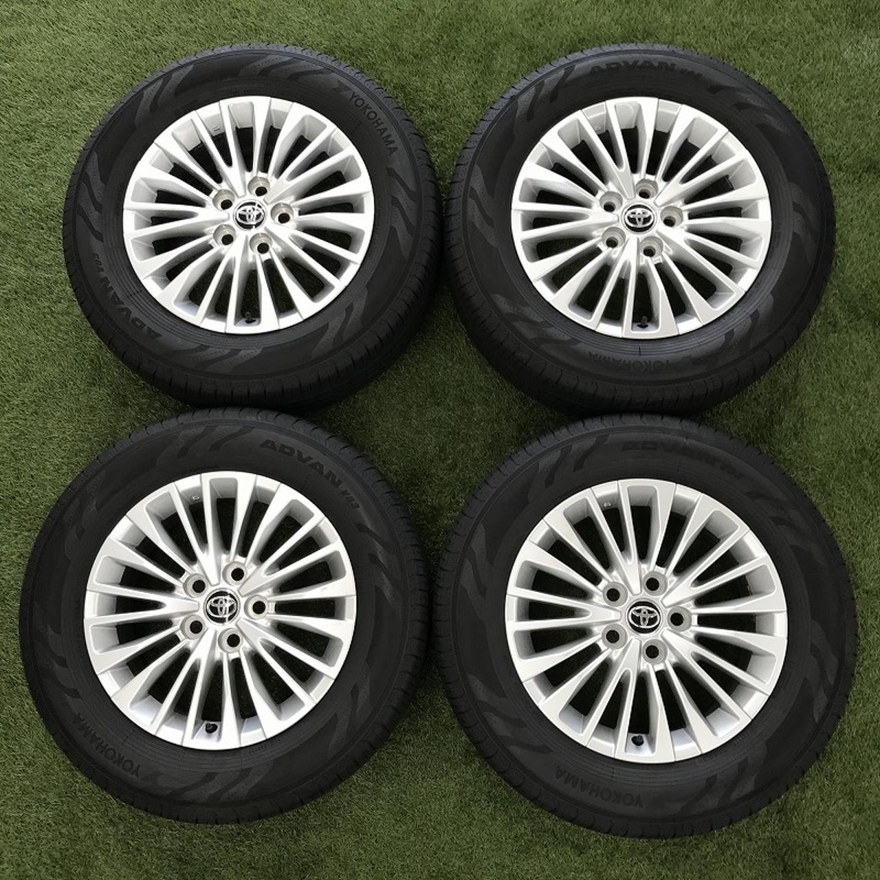 Free try-on!! Genuine Toyota parts 40 Series Alphard/G Grade Original aluminum wheel + YOKOHAMA ADVAN V03 225 / 65R17 Manufactured in 2023