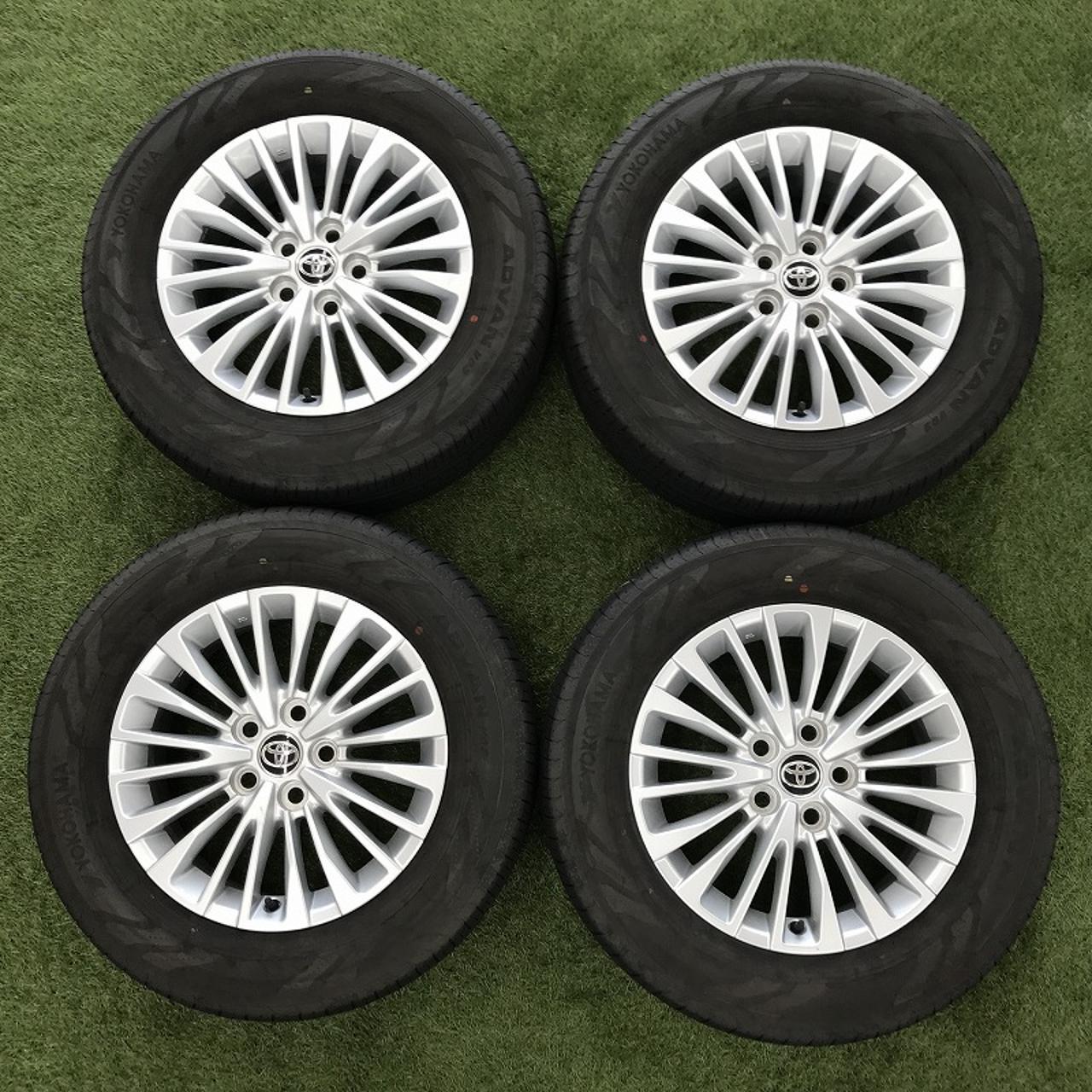 Free try-on!! Genuine Toyota parts 40 Series Alphard G Grade Original aluminum wheel + YOKOHAMA ADVAN V03 225 / 65R17 Manufactured in 2024