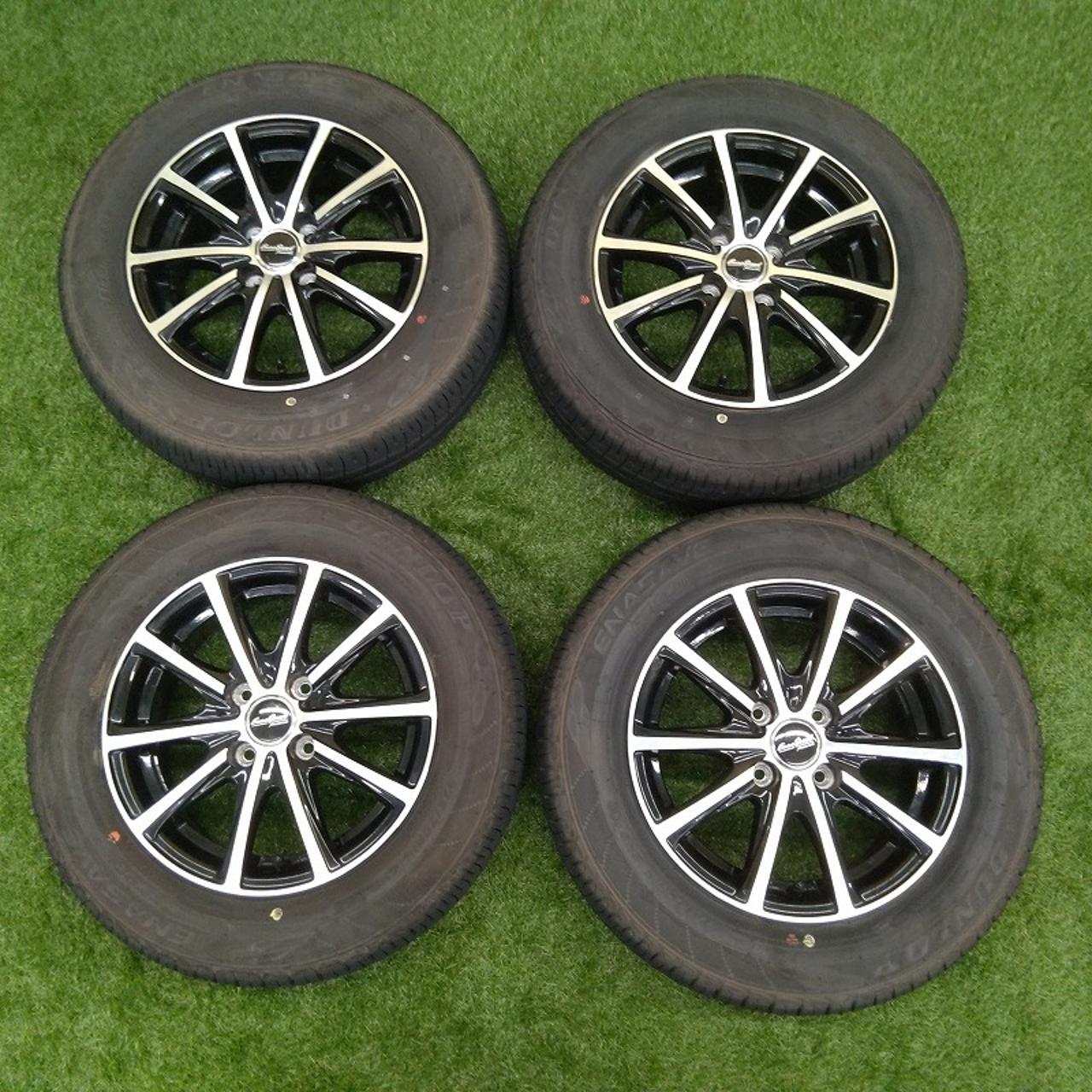 Free try-on!! MARUKA SERVICE MANARAY SPORT EUROSPEED BL10 + DUNLOP ENASAVE EC 204 175 / 70R14 Manufactured in 2025