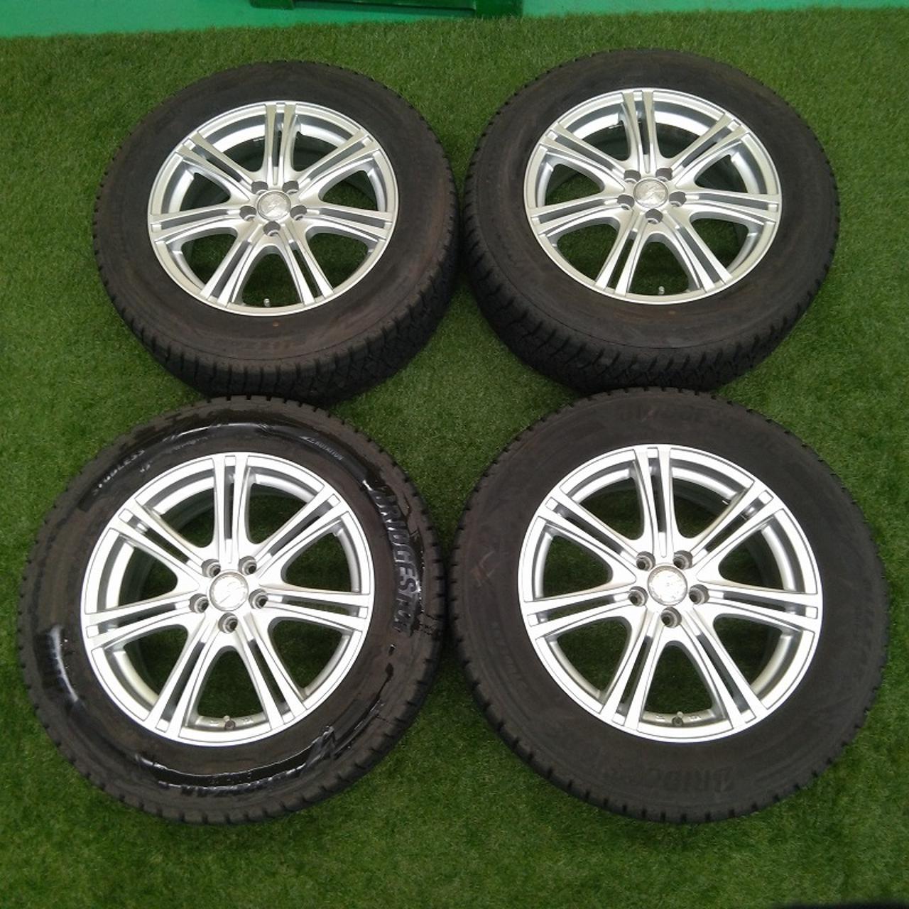 100-5H! For XV and SJ Forester! S 7-spoke aluminum wheels + BRIDGESTONE BLIZZAK DM-V3 225 / 60R17 Manufactured in 2024
