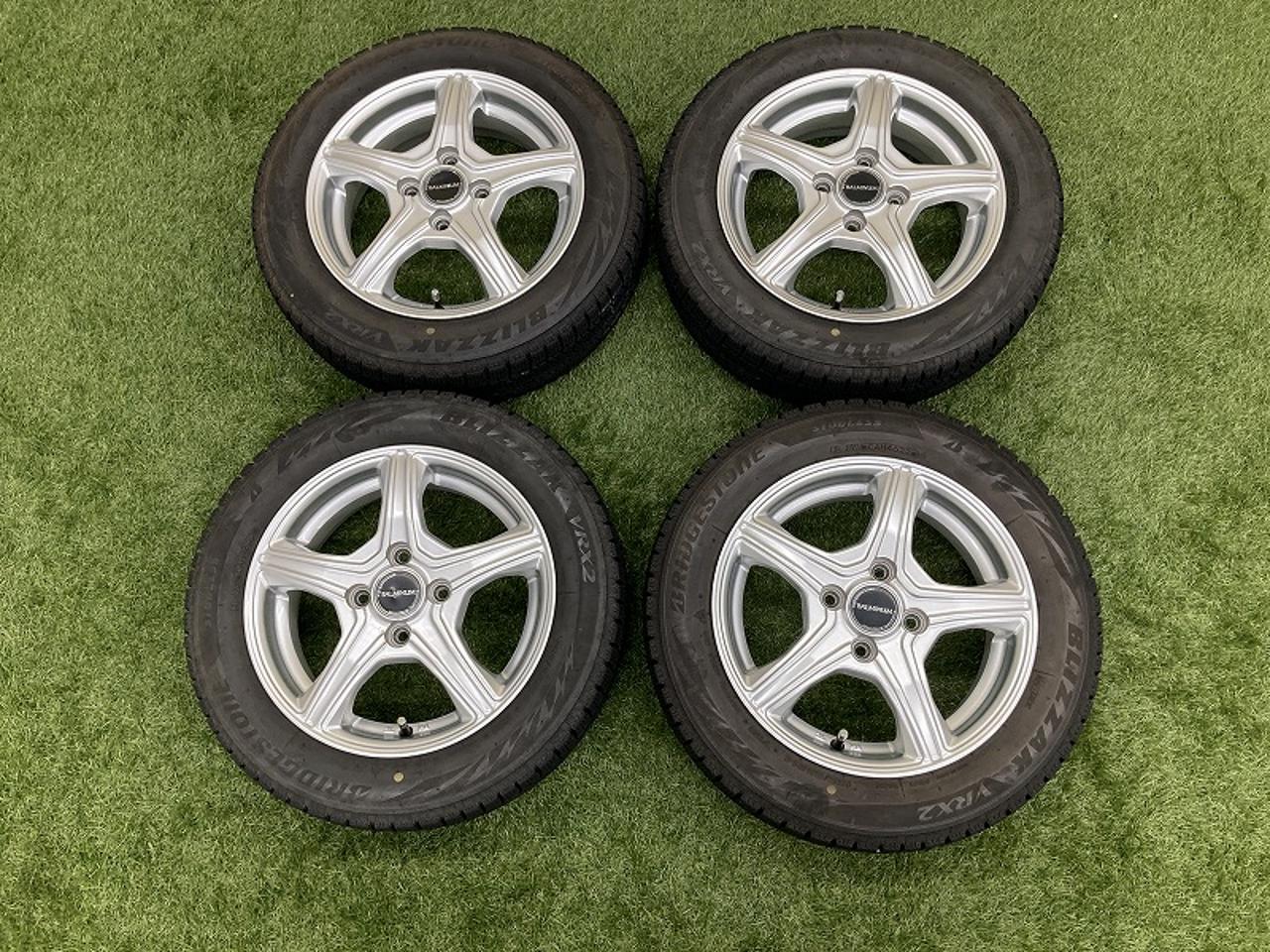 BRIDGESTONE BALMINUM VR5 + BRIDGESTONE BLIZZAK VRX2 155 / 65R14 Manufactured in 2022