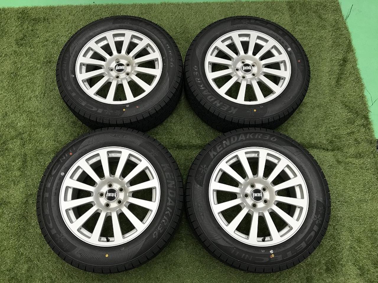 New winter tire set for Forester/XV/Outback with BBS wheels / SUBARU SG-series Forester genuine optional parts RV722 + KENDA KR36 225 / 60R17