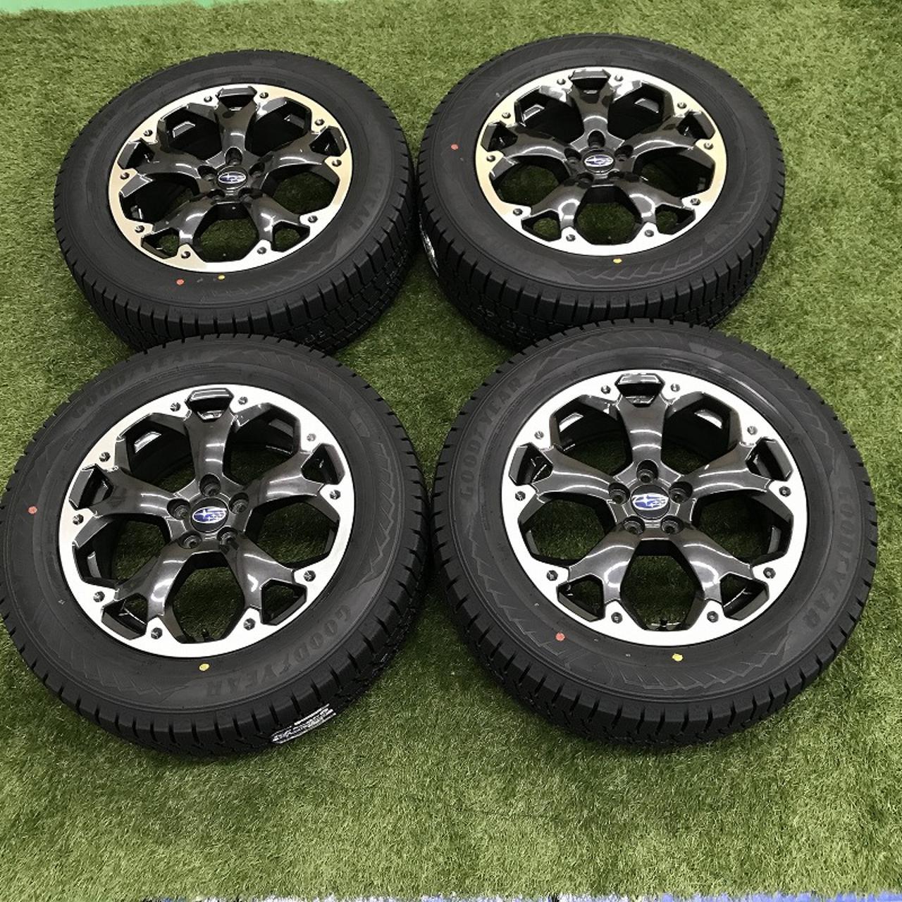 Subaru genuine GT type XV Original aluminum wheel + GOODYEAR ICENAVI8 225 / 60R17 Manufactured in 2026