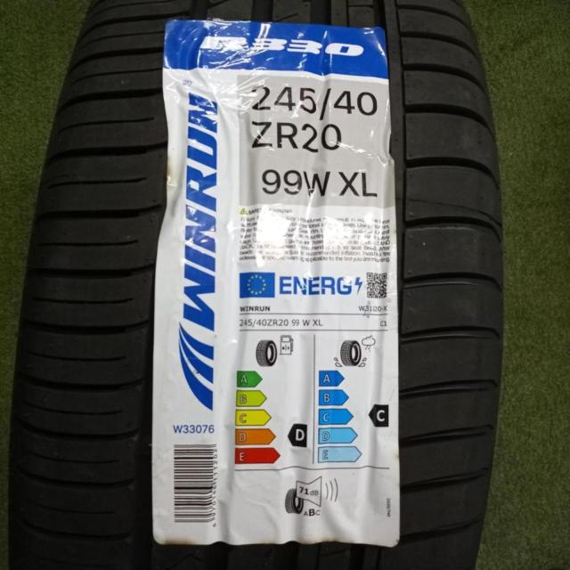 ☆試着無料!!☆ Lehrmeister CHIANTI ガンメタマットポリッシュ + WINRUN R330 245/40R20 99W XL 2025年製造