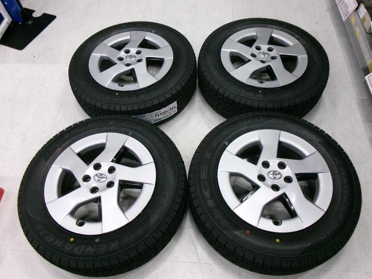 Genuine Toyota 30 Series Prius Late Model Wheels + KENDA KR36 *New tire set*
