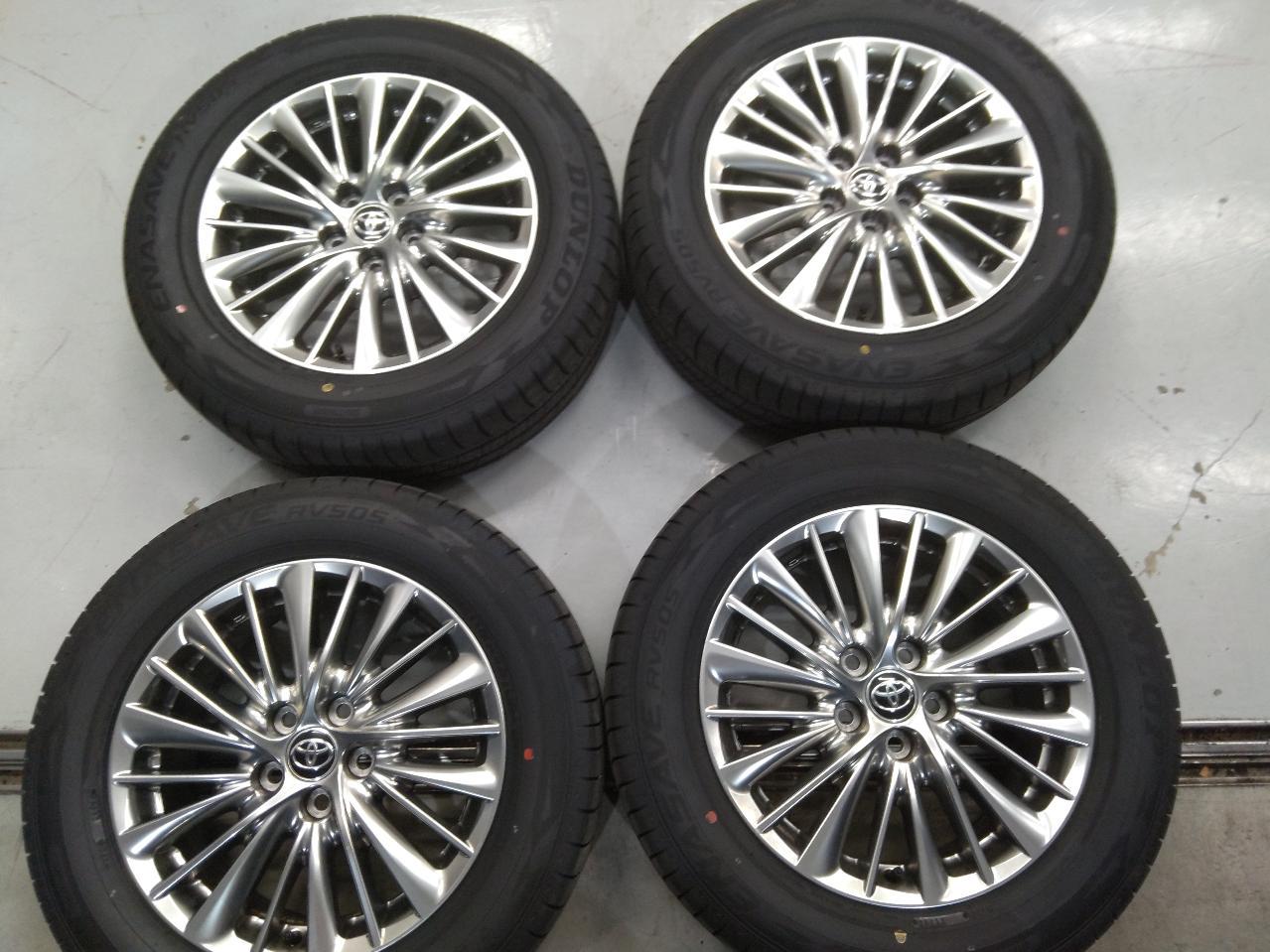 Toyota genuine 30 series Alphard Late original wheel +DUNLOPENASAVE RV505