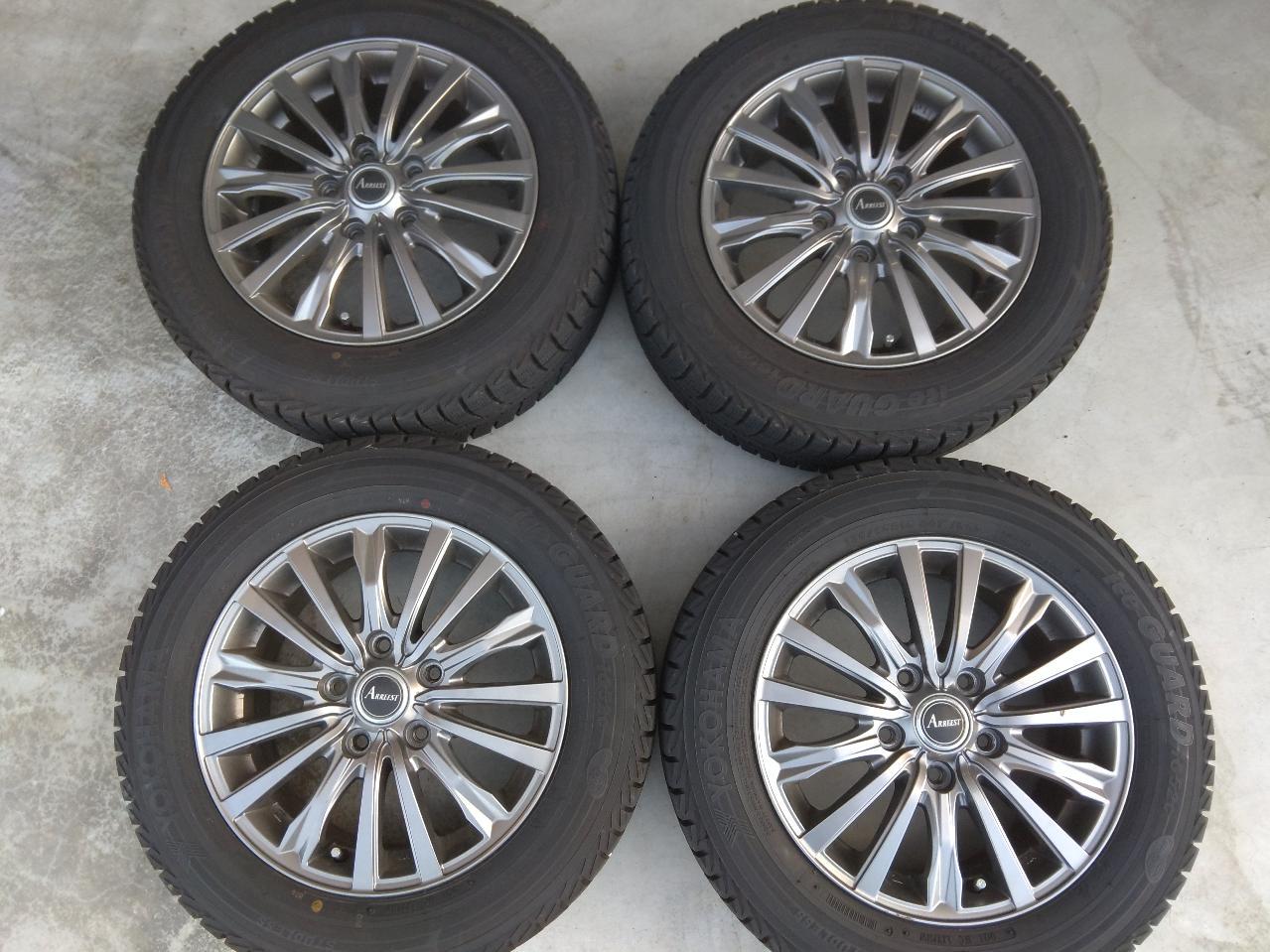 weds ARREEST Spoke wheels +YOKOHAMAiceGUARD iG52C
