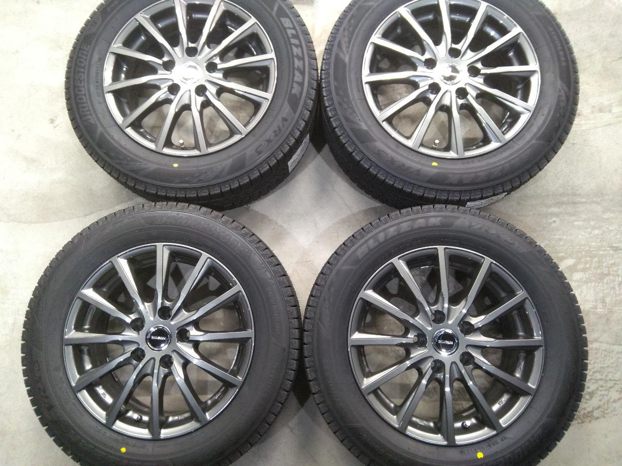 BRIDGESTONE BALMINUM AR12 +BRIDGESTONEBLIZZAK VRX3