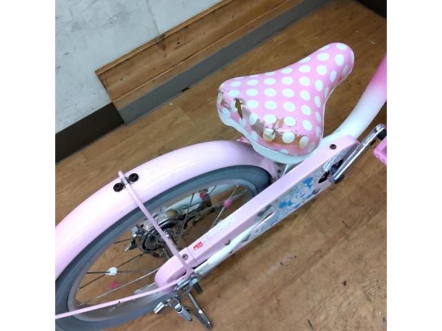 アイデス ミニーマウス 18インチ シングルギア キッズ自転車 ピンク