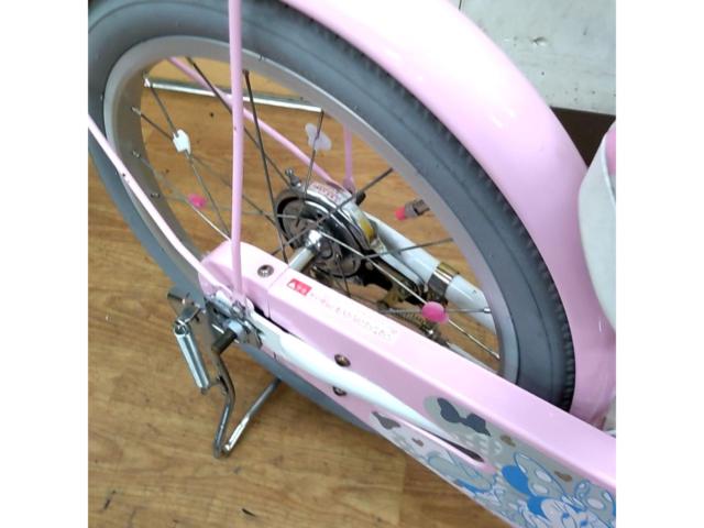 アイデス ミニーマウス 18インチ シングルギア キッズ自転車 ピンク