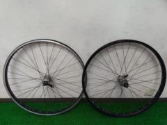 ALEXRIMS DM24×SHIMANO DEORE LX HB/FH-M585 26インチ(559) リム/センターロックディスクブレーキ両対応アルミホイール 前後セット