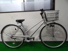 サイクルベースあさひ AFFICHE 27×1-3/8インチ シングルギア シティサイクル シルバー