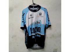 サイズ:XXXL SANTINI LOTTO JUMBO 半袖チームジャージ スカイブルー
