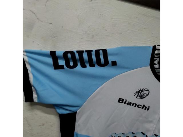 サイズ:XXXL SANTINI LOTTO JUMBO 半袖チームジャージ スカイブルー
