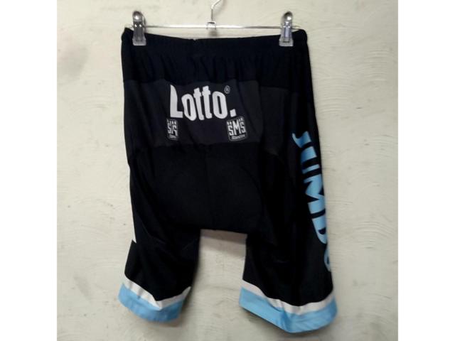サイズ:XXXL SANTINI LOTTO JUMBO チームサイクルパンツ ブラック