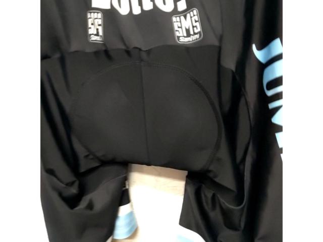 サイズ:XXXL SANTINI LOTTO JUMBO チームサイクルパンツ ブラック