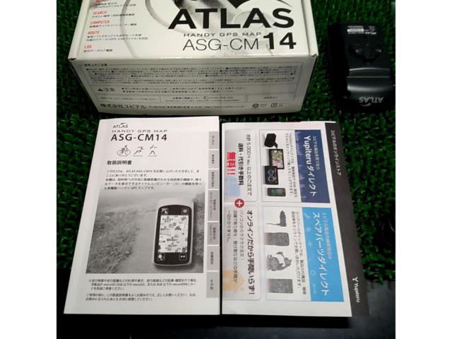 ATLAS ASG-CM14 サイクルコンピュータ ホワイト