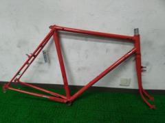 安全自転車 ANZENBICYCLE REYNOLDS531 650A ヴィンテージクロモリフレームセット オレンジ