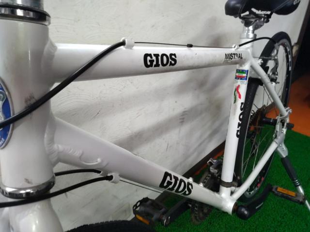 GIOS MISTRAL 2017年頃? 700c 3×8s クロスバイク ホワイト サイズ:480