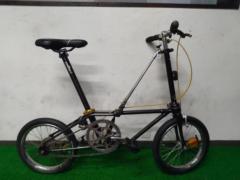 DAHON 3 OLD DAHON 16インチ シングル 折り畳み自転車 ブラック ※後輪パンク・年数経過レストアベースのためわけあり