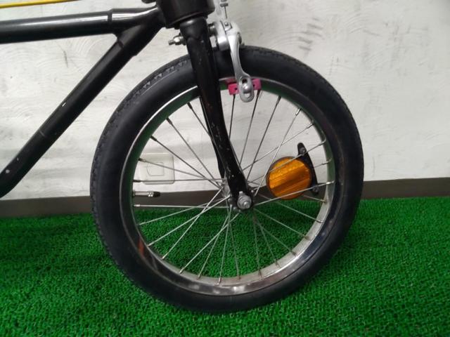 DAHON 3 OLD DAHON 16インチ シングル 折り畳み自転車 ブラック ※後輪パンク・年数経過レストアベースのためわけあり