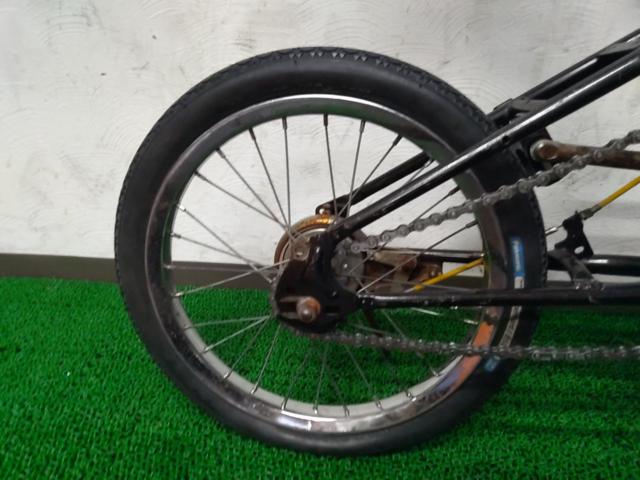 DAHON 3 OLD DAHON 16インチ シングル 折り畳み自転車 ブラック ※後輪パンク・年数経過レストアベースのためわけあり