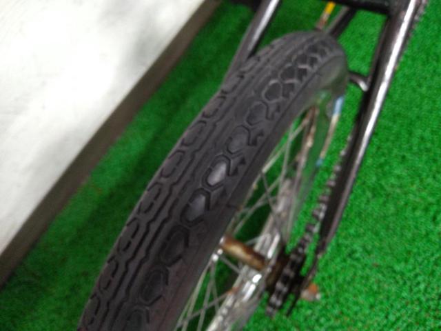 DAHON 3 OLD DAHON 16インチ シングル 折り畳み自転車 ブラック ※後輪パンク・年数経過レストアベースのためわけあり