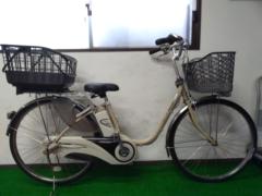 Panasonic LITHIUM VIVI DX 2009年 26×1-3/8インチ 内装3段変速 電動自転車 クリーム