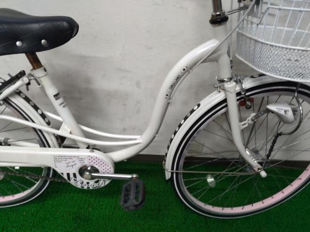 サイクルベースあさひ GIRLS LABO 24×1-3/8インチ シングル ジュニア自転車 ホワイト