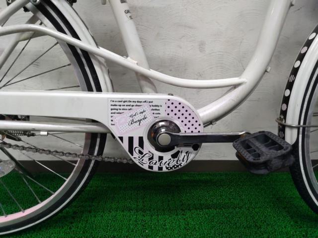 サイクルベースあさひ GIRLS LABO 24×1-3/8インチ シングル ジュニア自転車 ホワイト