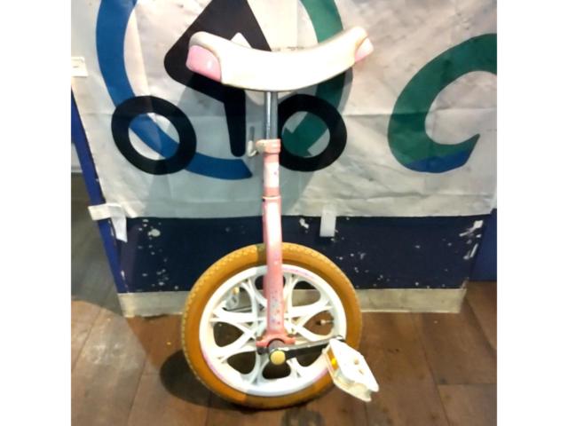 メーカー不明 14インチ一輪車 ピンク