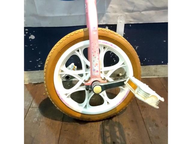 メーカー不明 14インチ一輪車 ピンク