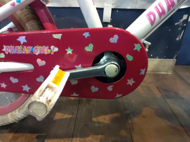 サイクルベースあさひ DUALLY GIRL 16インチ シングルギア キッズ自転車 ホワイト