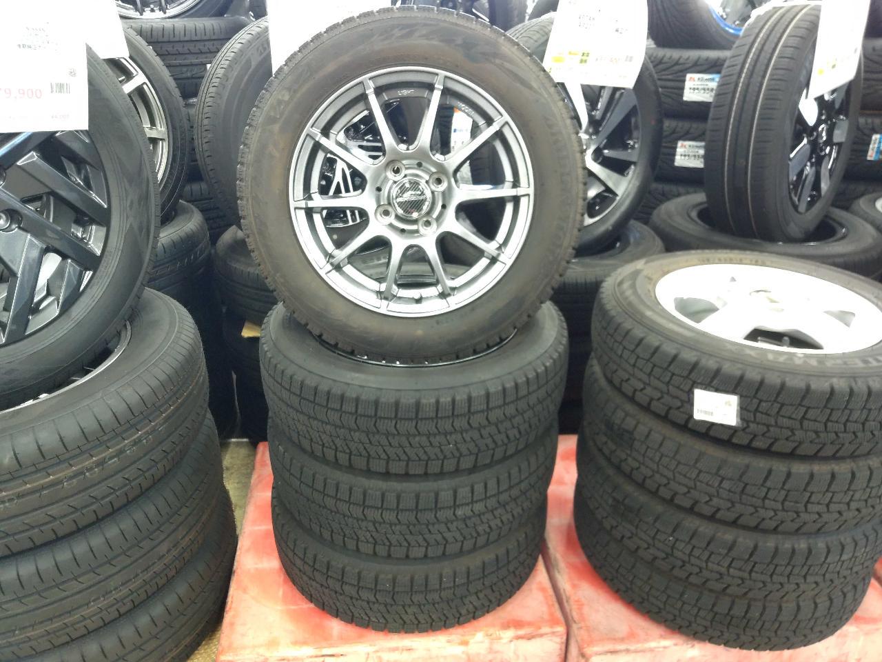 A-TECH SCHNEIDER StaG + BRIDGESTONE BLIZZAK VRX2 165 / 65R14 79Q