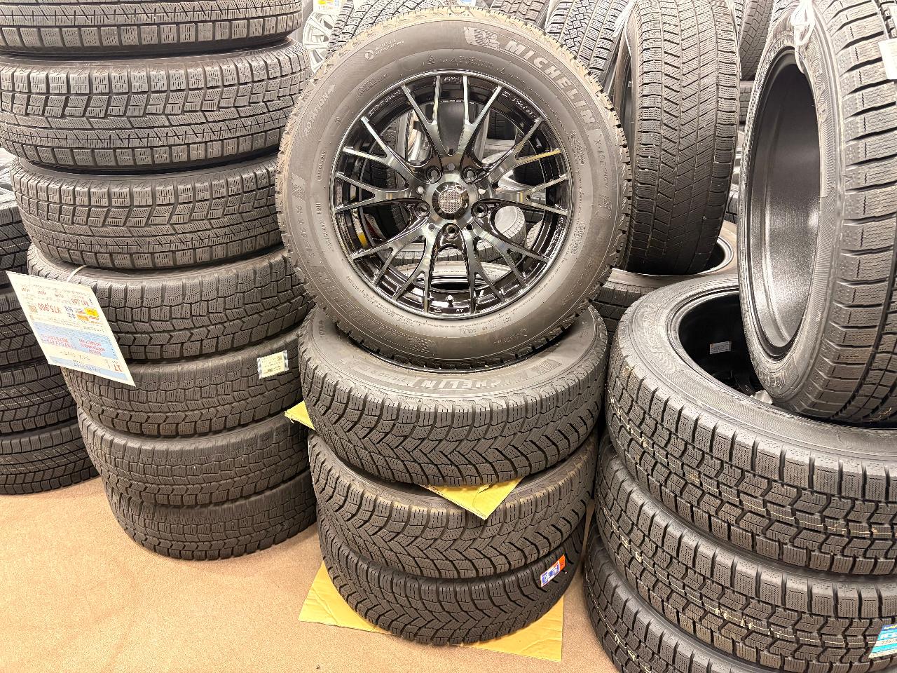 Low-mileage tires/wheels WedsSport SA-20R + MICHELIN X-ICE SNOW