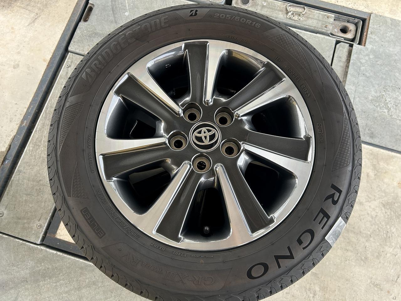 Toyota genuine parts 80 Series Voxy genuine alloy wheels + BRIDGESTONE REGNO GR-XⅢ TYPE RV