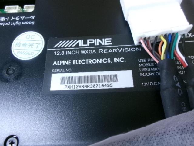 ALPINE PXH12X-R-AV 30系アルファード･ヴェルファイア専用デザイン 12.8型 リアビジョン