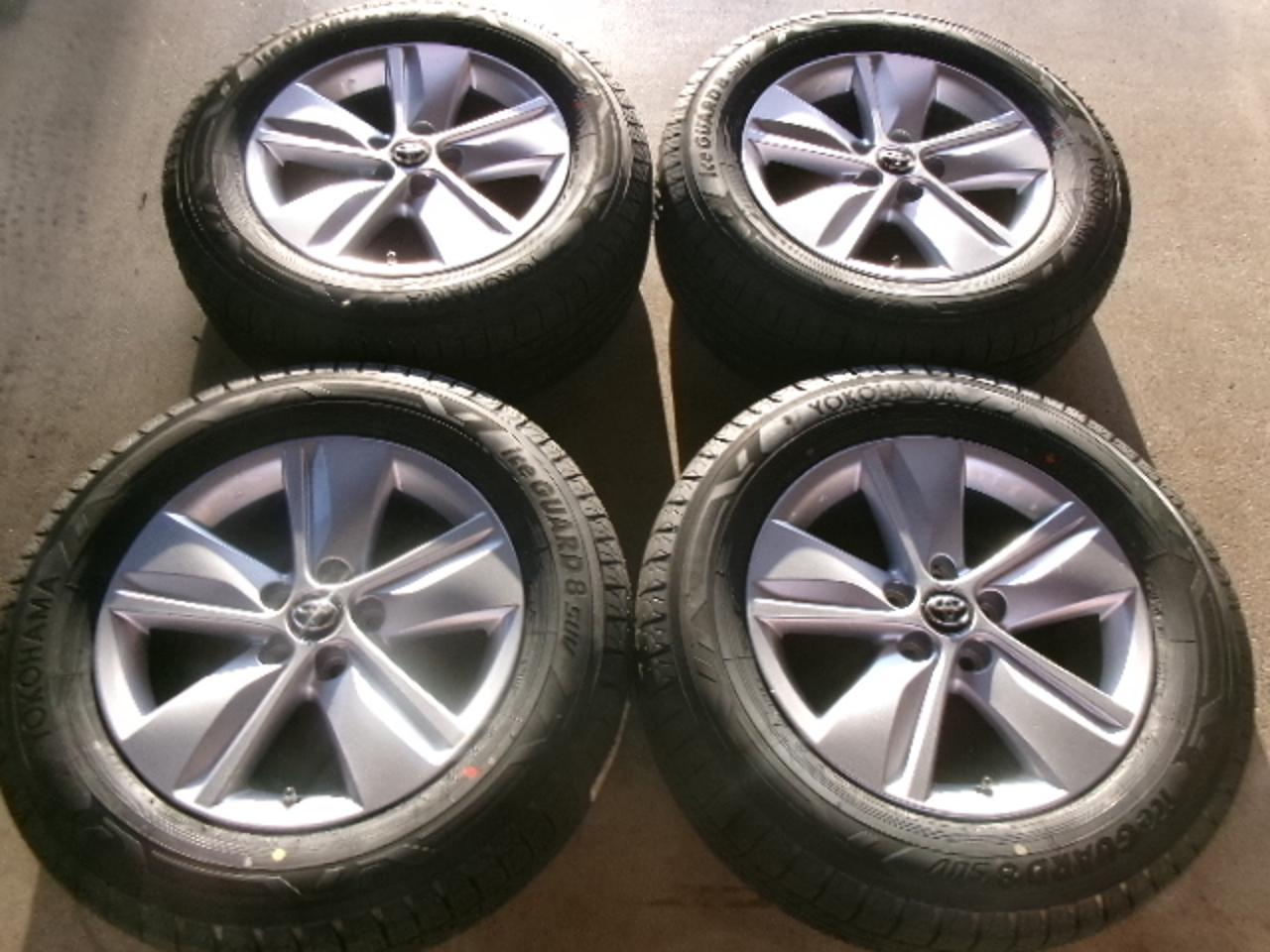 TOYOTA 60 series Harrier original wheel + YOKOHAMA iceGUARD Eight SUV IG81